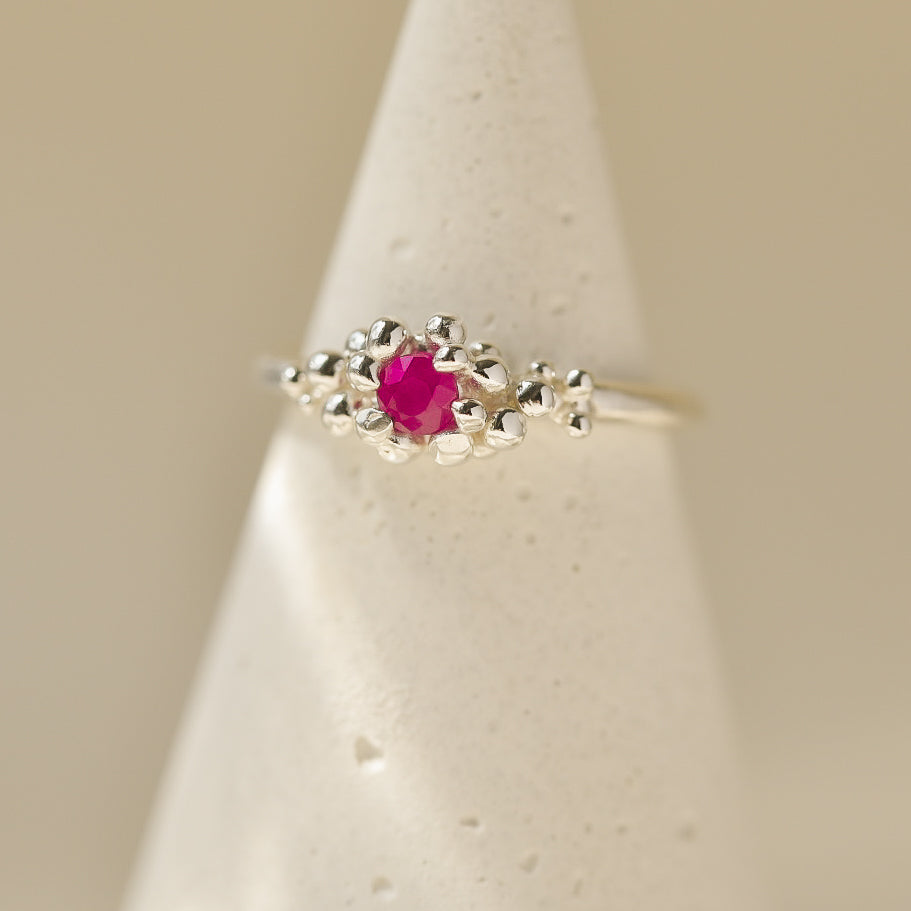 Ruby Granulation Ring