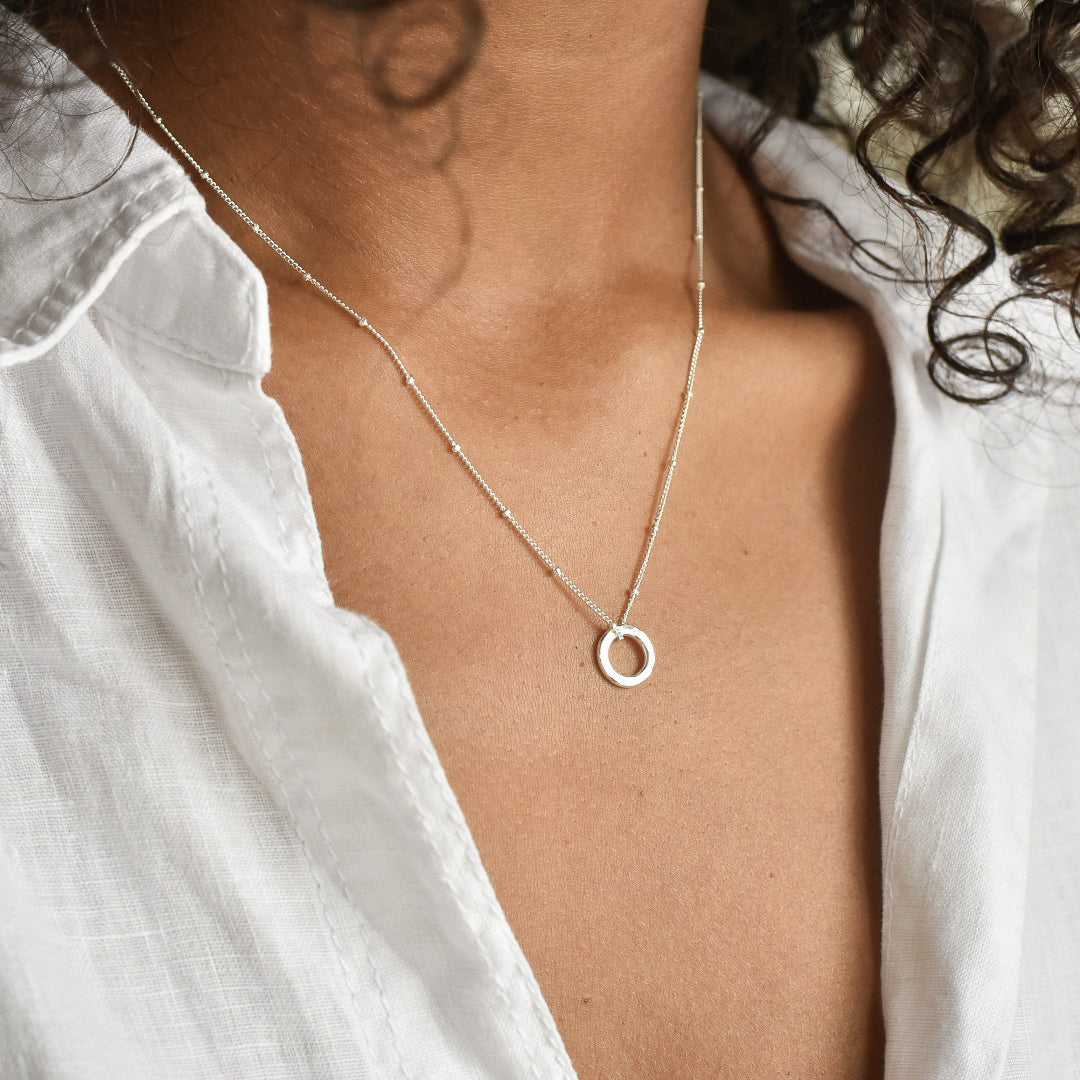 Halo Hoop Necklace