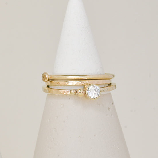 Textured Gold Band