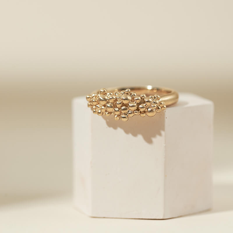 Seafoam At Sunset Ring