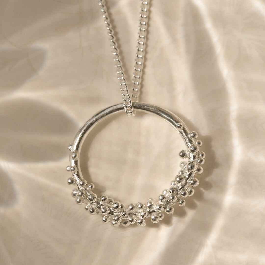 Large Theia Necklace in Silver