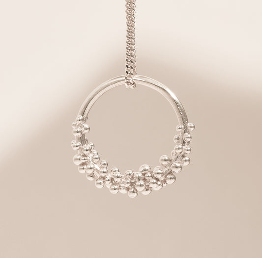Small Theia Necklace in Silver