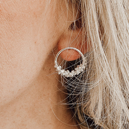 Theia Earrings in Silver