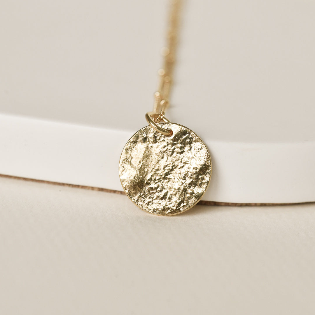 Gold Vermeil Mini Moon Necklace
