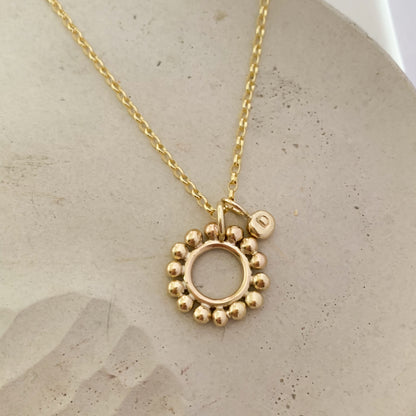 Mini Anya Necklace in 9K Yellow Gold